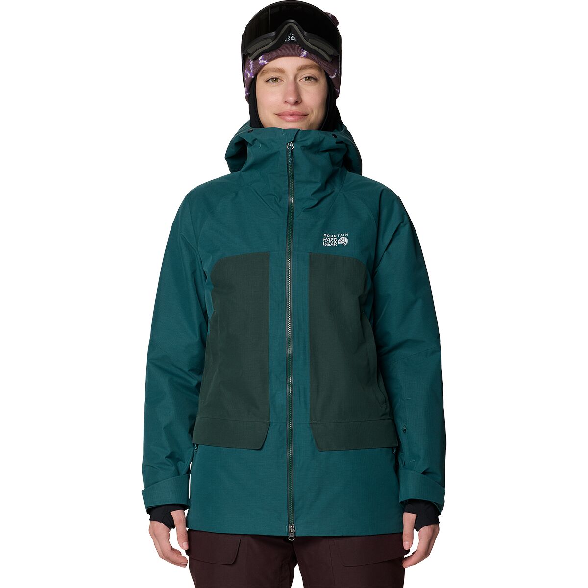 Image of Mountain Hardwear Cloud Bank GORE-TEX Jacket - Women's Aqua Green/Verve, S