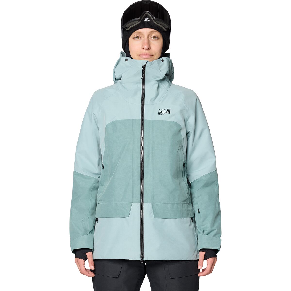 Image of Mountain Hardwear Cloud Bank GORE-TEX Jacket - Women's Ice Shadow/Blue Sage, XL