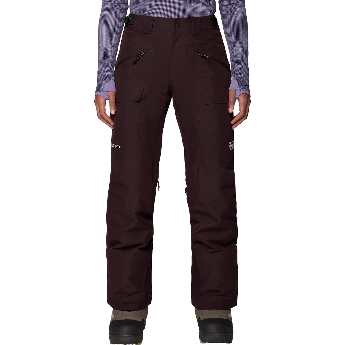 Image of Mountain Hardwear Cloud Bank GORE-TEX Pant - Women's Deep Mulberry, M/Reg