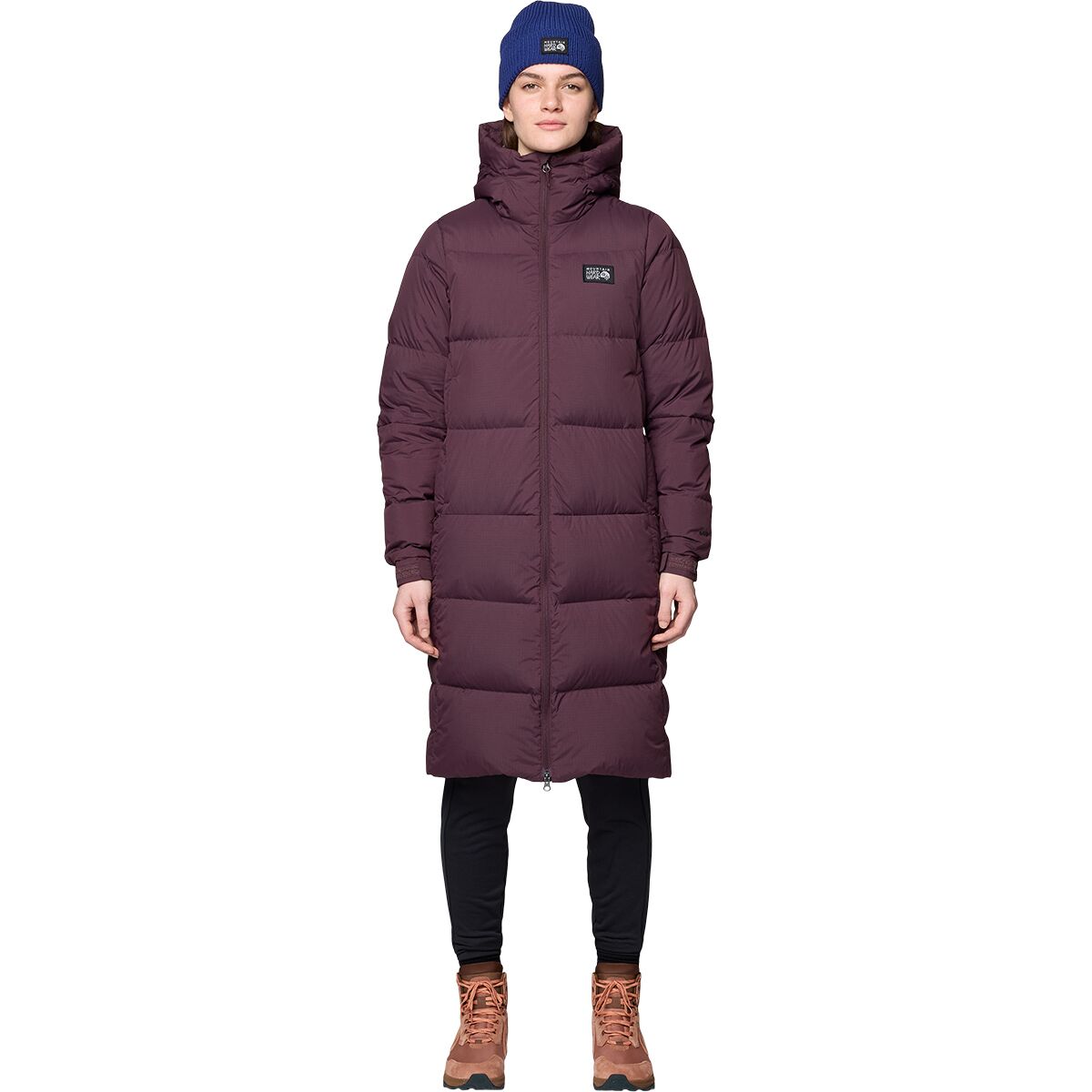 Image of Mountain Hardwear Nevadan Down Long Parka - Women's Blackberry, XS