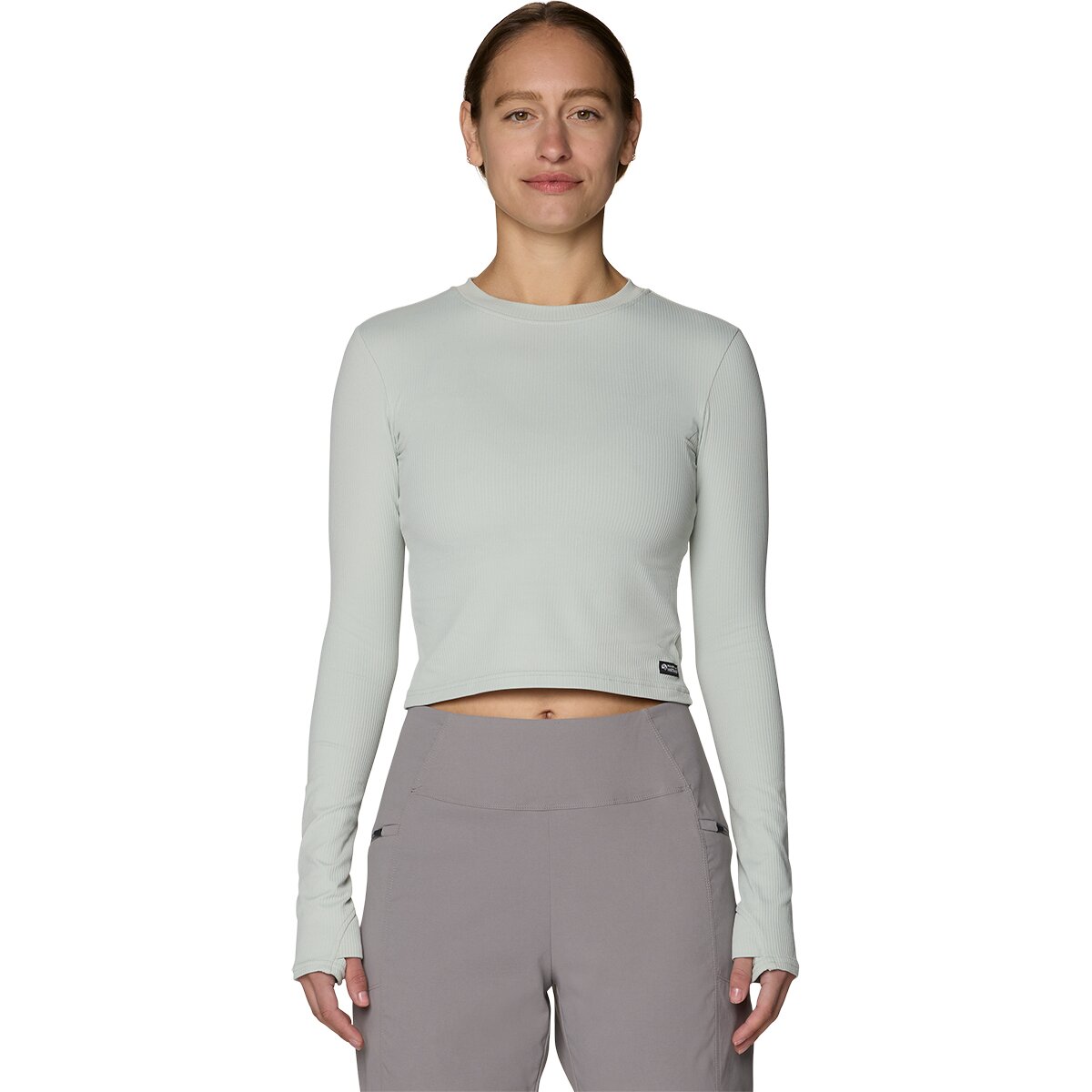 Image of Mountain Hardwear Peak Knit Long-Sleeve Top - Women's Gamma Grey, L