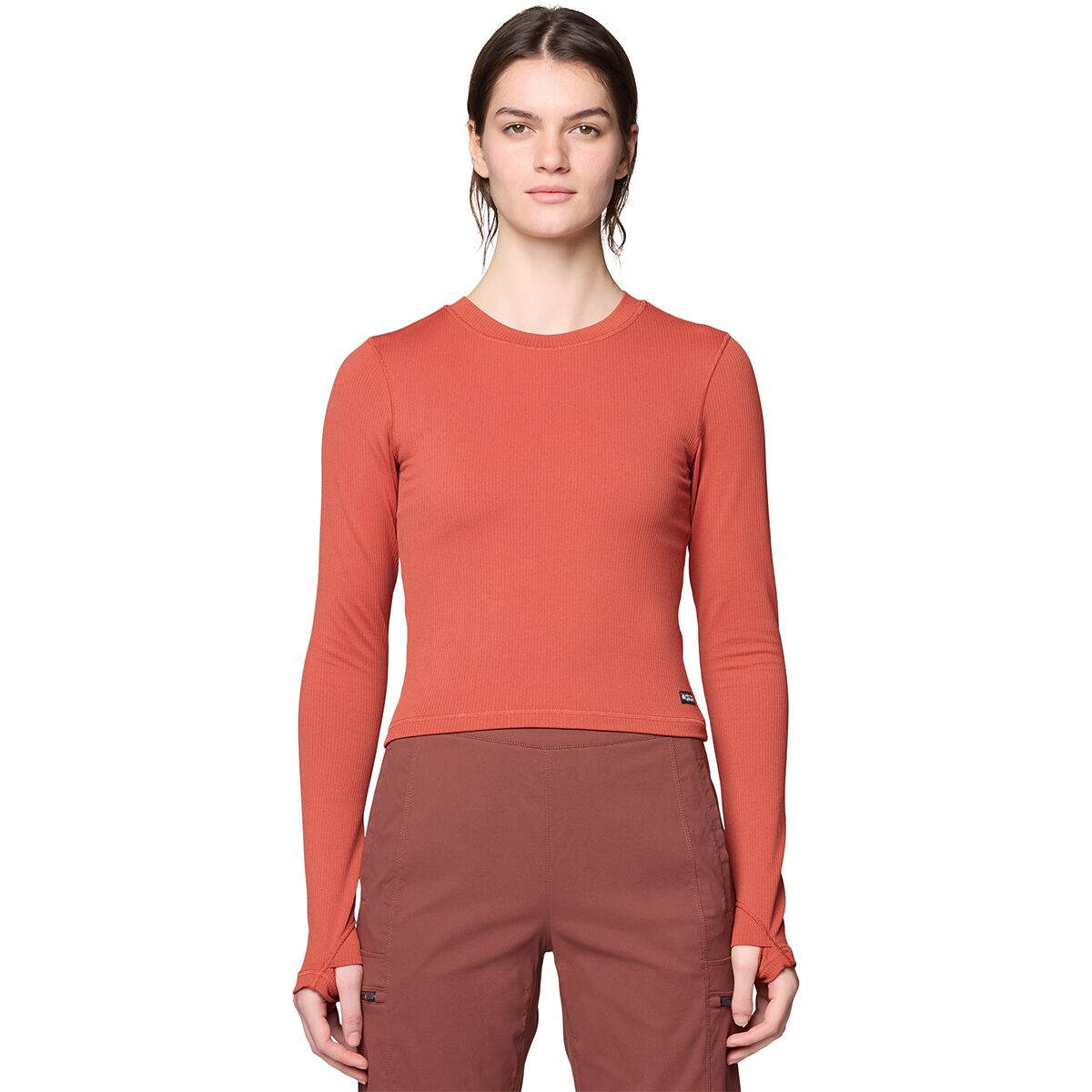 Image of Mountain Hardwear Peak Knit Long-Sleeve Top - Women's Mars Red, M