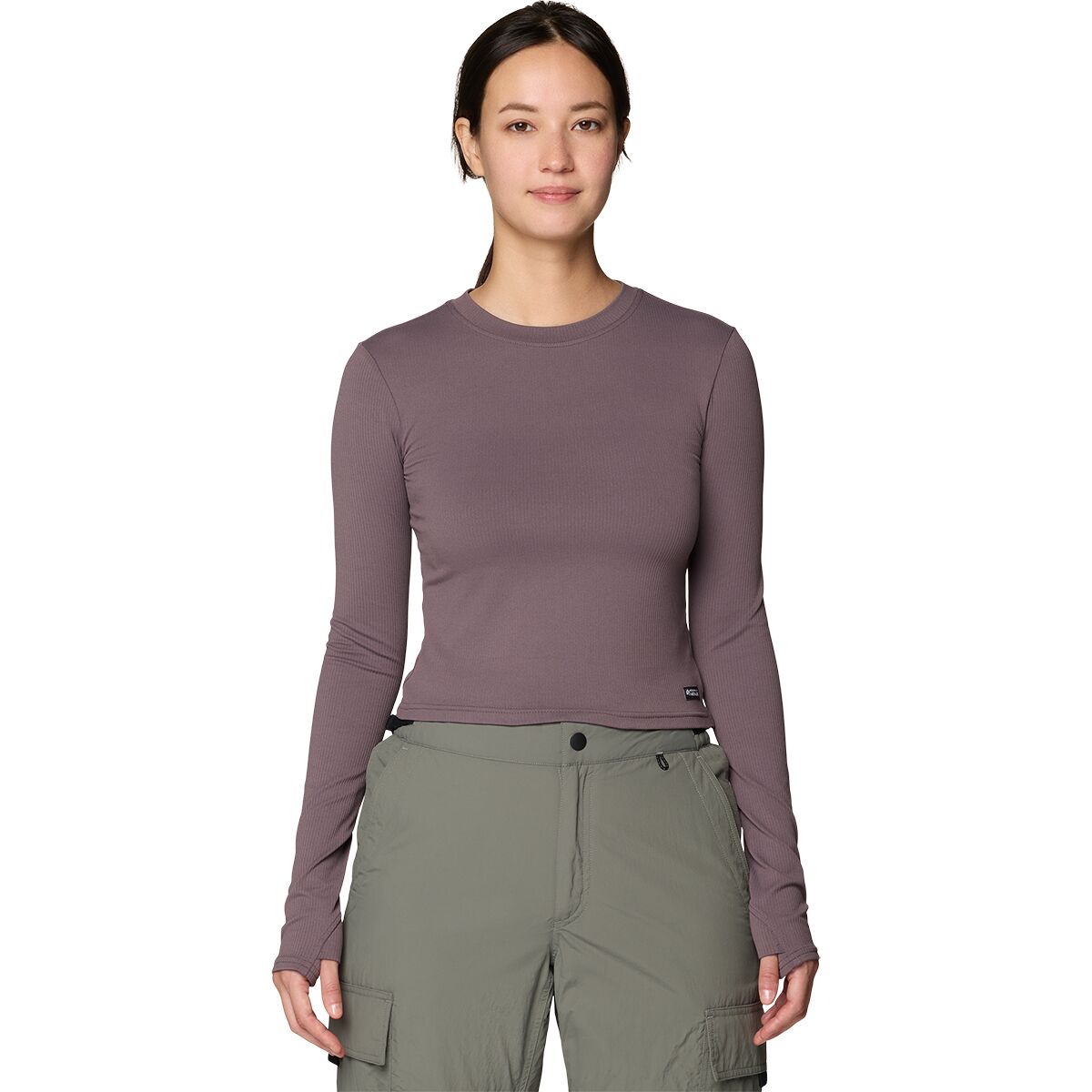 Image of Mountain Hardwear Peak Knit Long-Sleeve Top - Women's Purple Sage, M