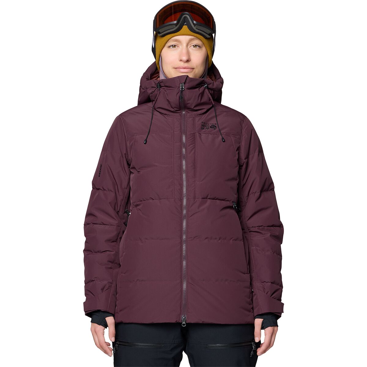 Image of Mountain Hardwear Powder Maven Down Jacket - Women's Blackberry, XS
