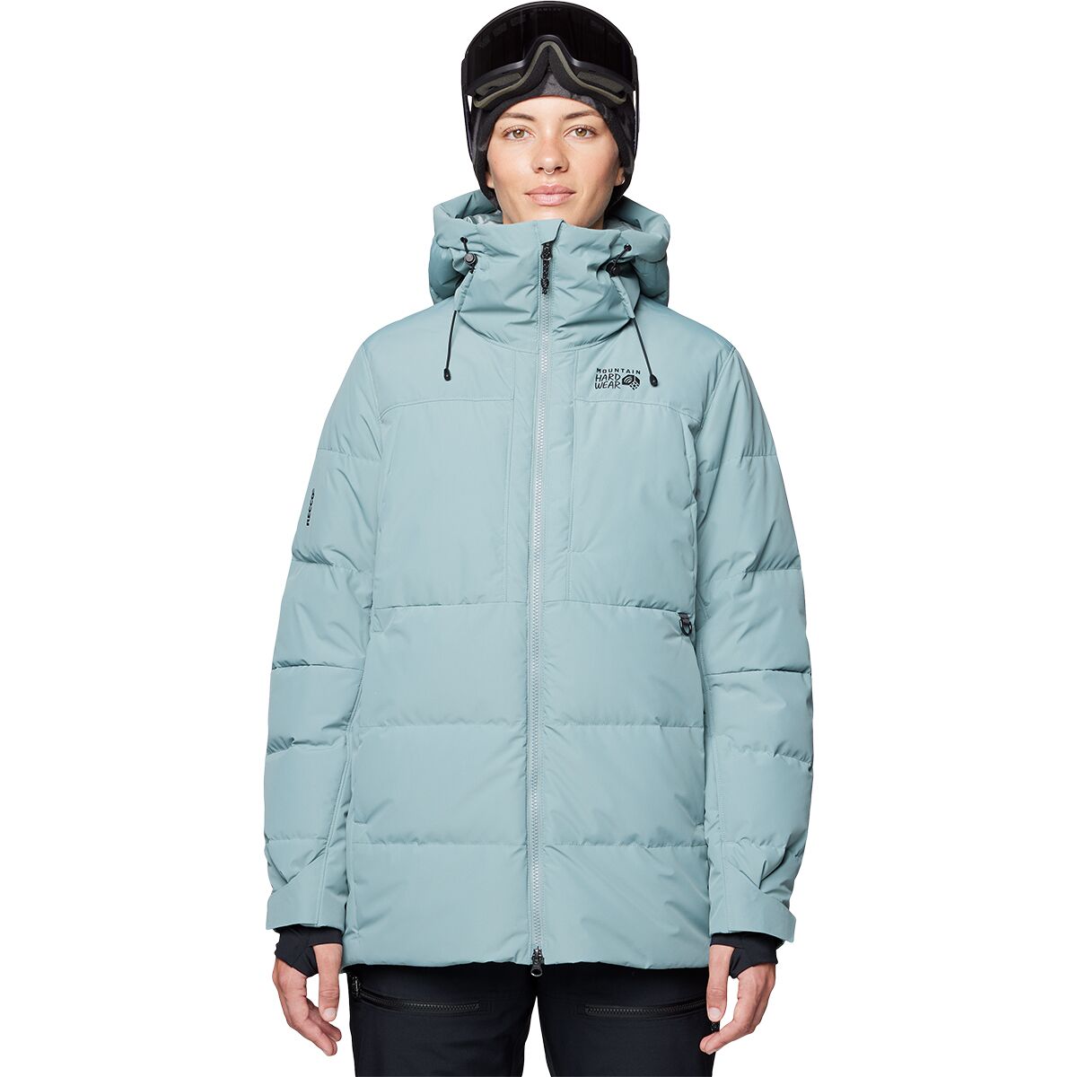 Image of Mountain Hardwear Powder Maven Down Jacket - Women's Blue Sage, XS