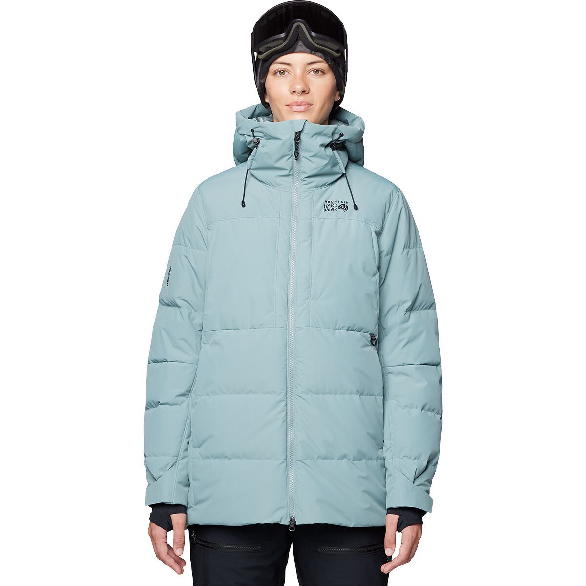 Image of Mountain Hardwear Powder Maven Down Jacket - Women's Blue Sage, S
