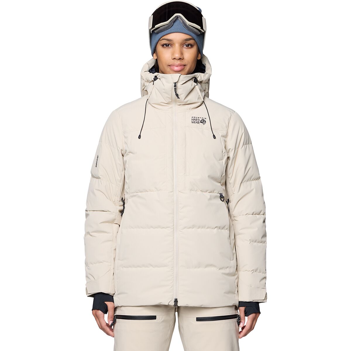 Image of Mountain Hardwear Powder Maven Down Jacket - Women's Fossil, S