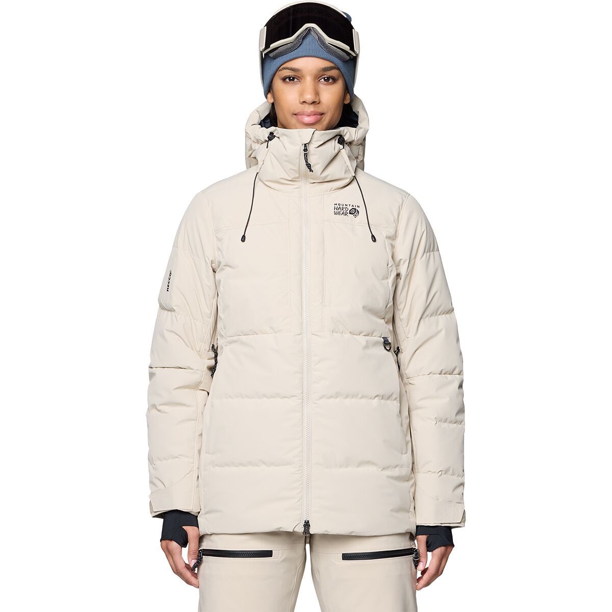 Image of Mountain Hardwear Powder Maven Down Jacket - Women's Fossil, XS