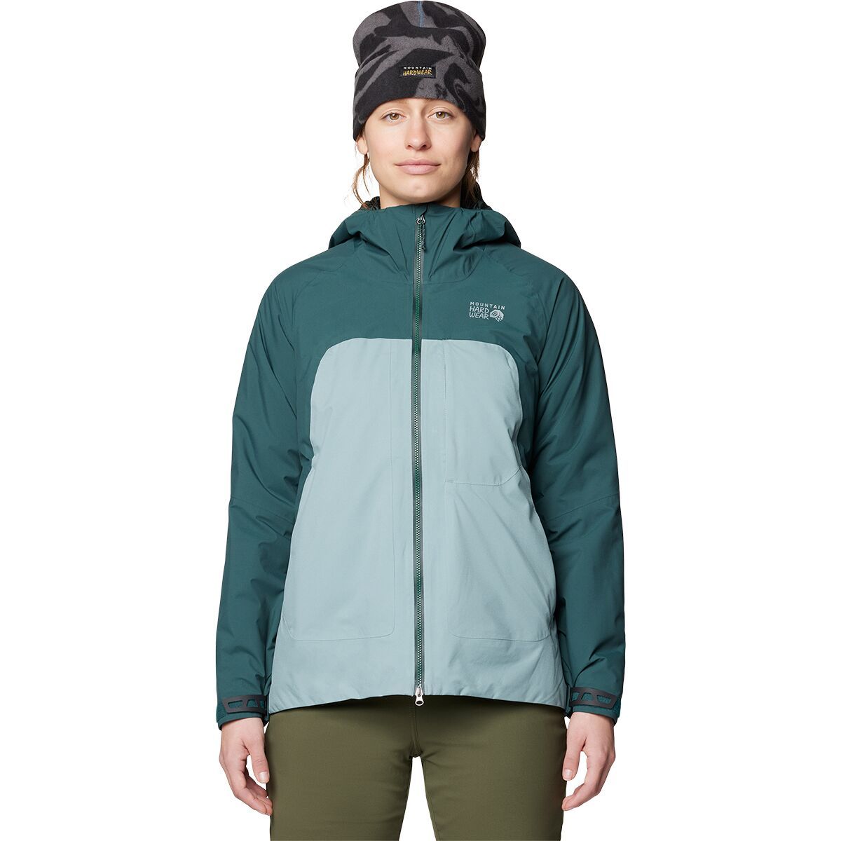 Image of Mountain Hardwear Stretch Ozonic Insulated Jacket - Women's Blue Sage/Verve, XL