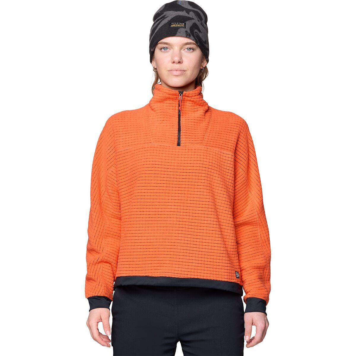 Image of Mountain Hardwear Summit Grid Big Grid 1/2-Zip Top - Women's Aspect, XS