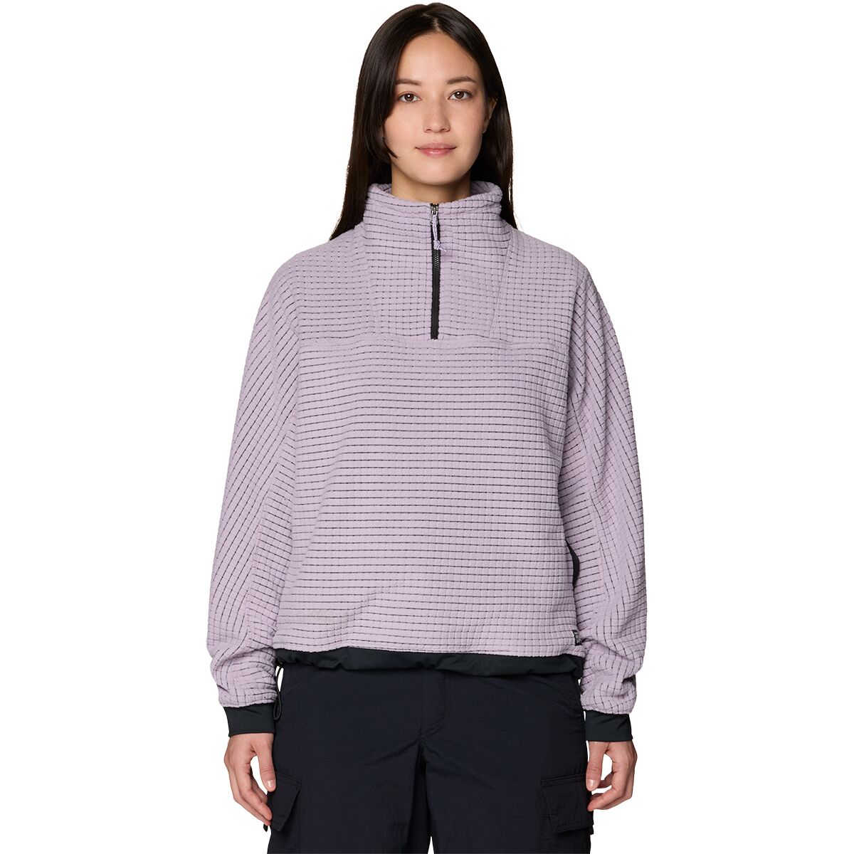 Image of Mountain Hardwear Summit Grid Big Grid 1/2-Zip Top - Women's Atmospheric, M