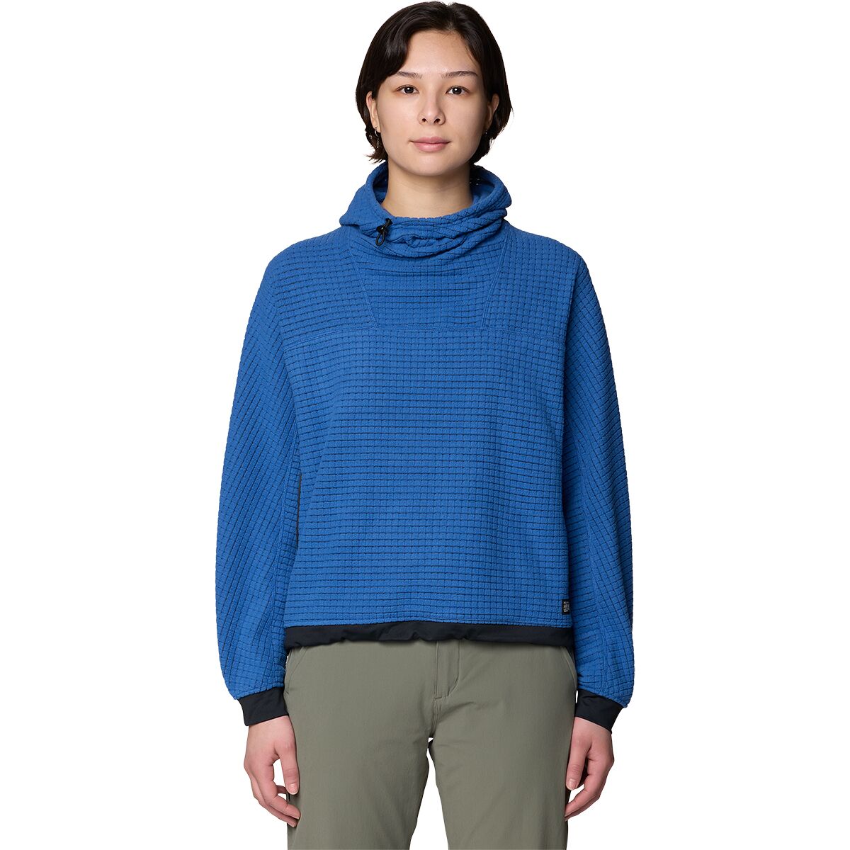 Image of Mountain Hardwear Summit Grid Big Grid Hoodie - Women's Berry Blue, L