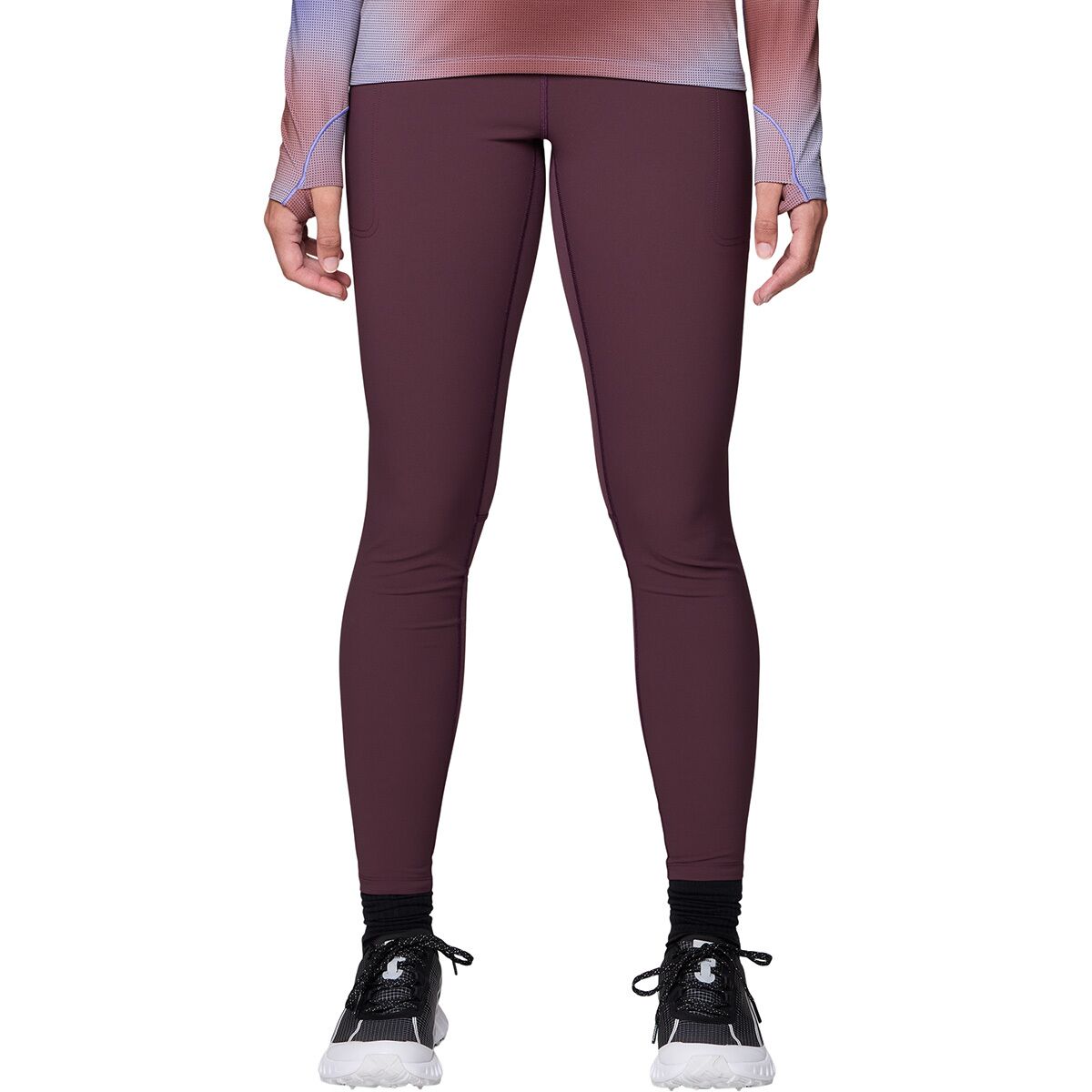 Image of Mountain Hardwear TrailTracker Hybrid Tight - Women's Blackberry, S/Reg