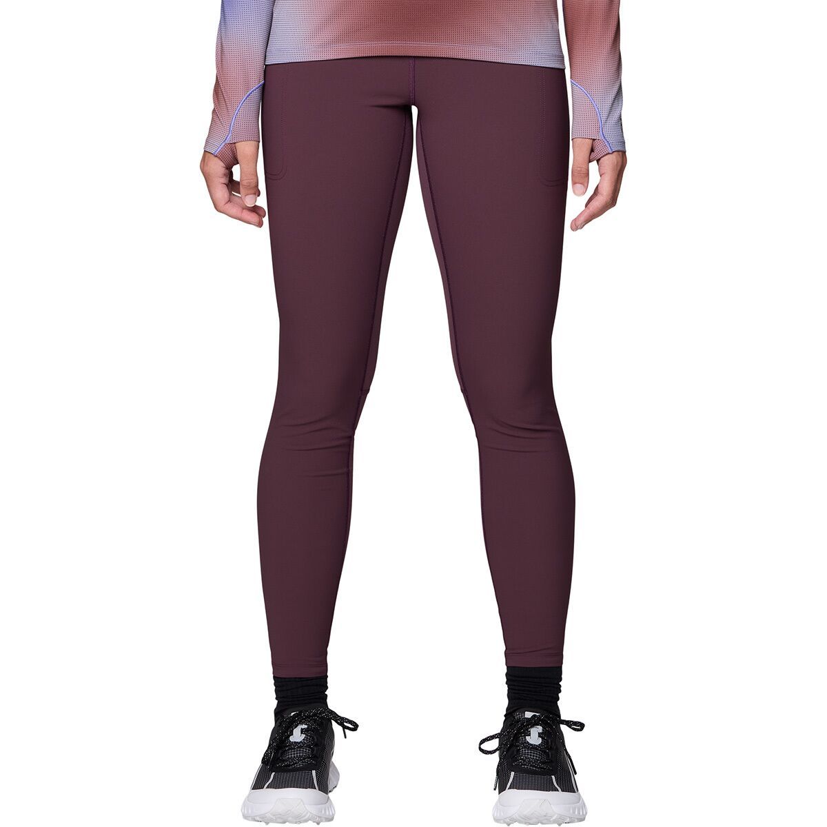 Image of Mountain Hardwear TrailTracker Hybrid Tight - Women's Blackberry, M/Reg