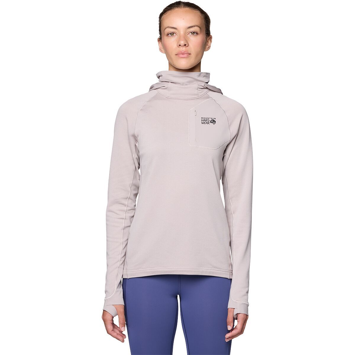 Image of Mountain Hardwear Up First Tech Fleece Hoodie - Women's Light Mystic, M