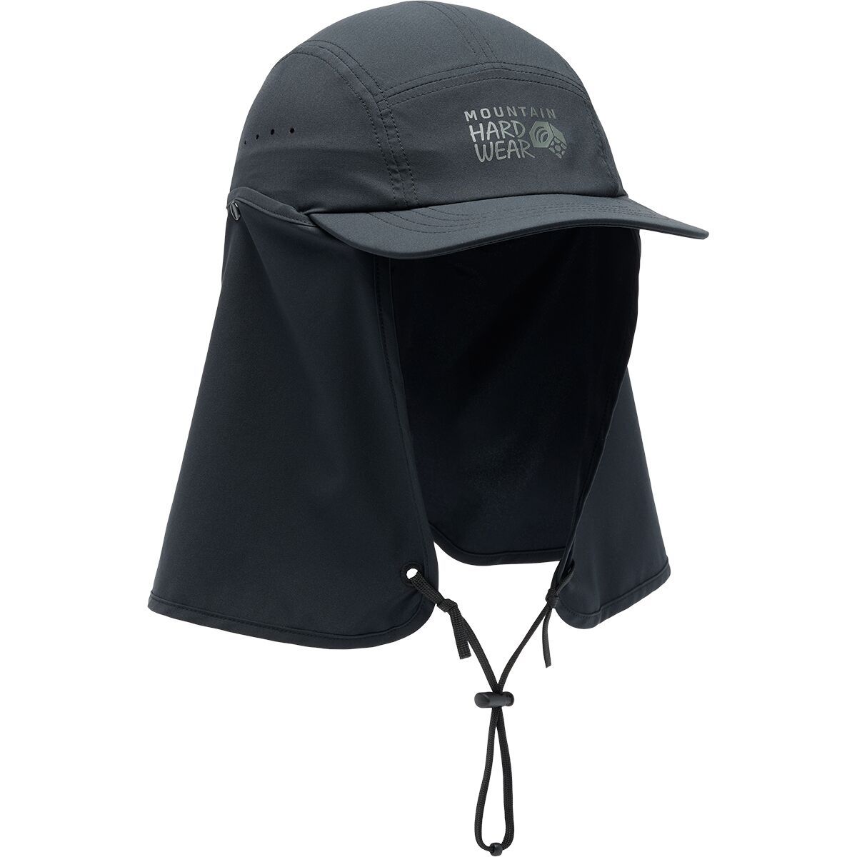 Image of Mountain Hardwear Shade Lite Sun Cape Hat Black, One Size