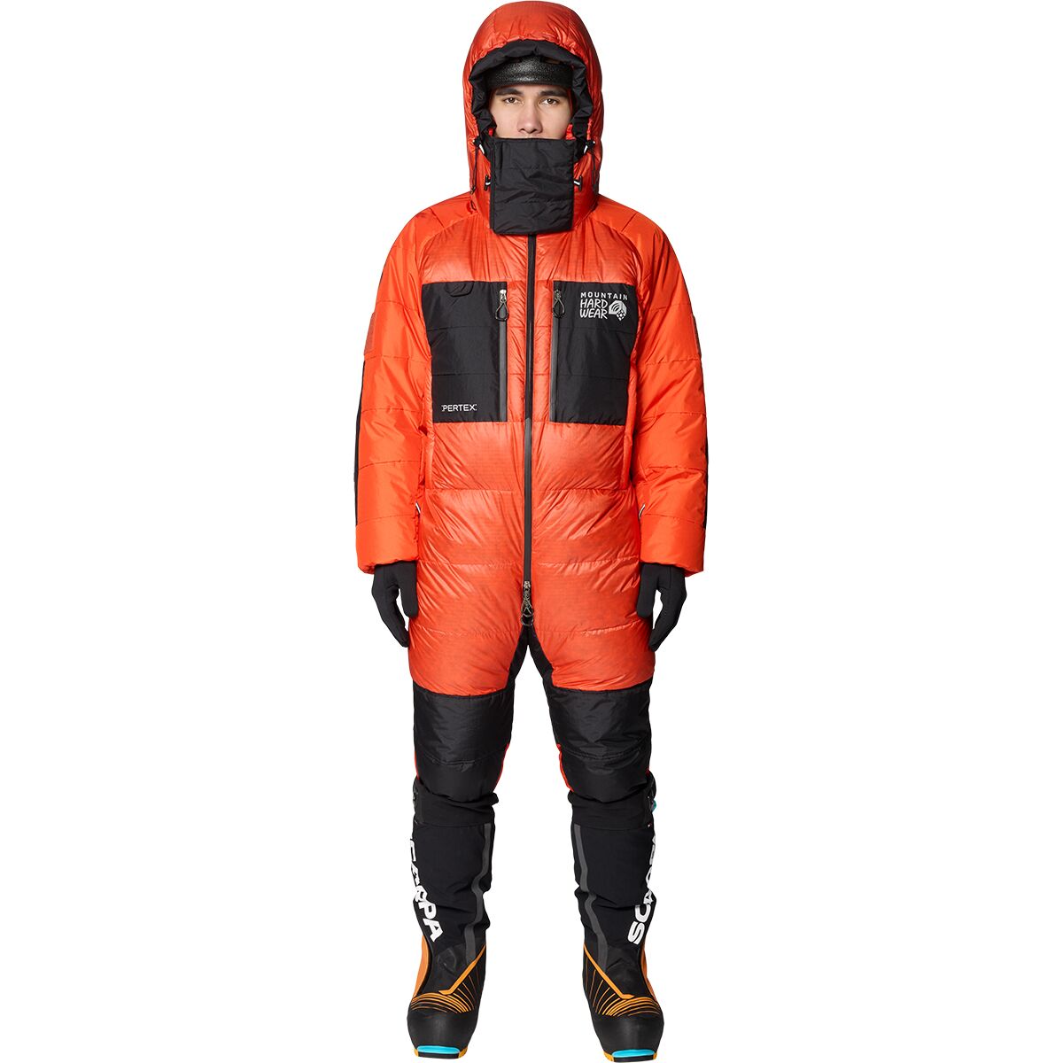 Image of Mountain Hardwear Absolute Zero Suit - Men's State Orange, L
