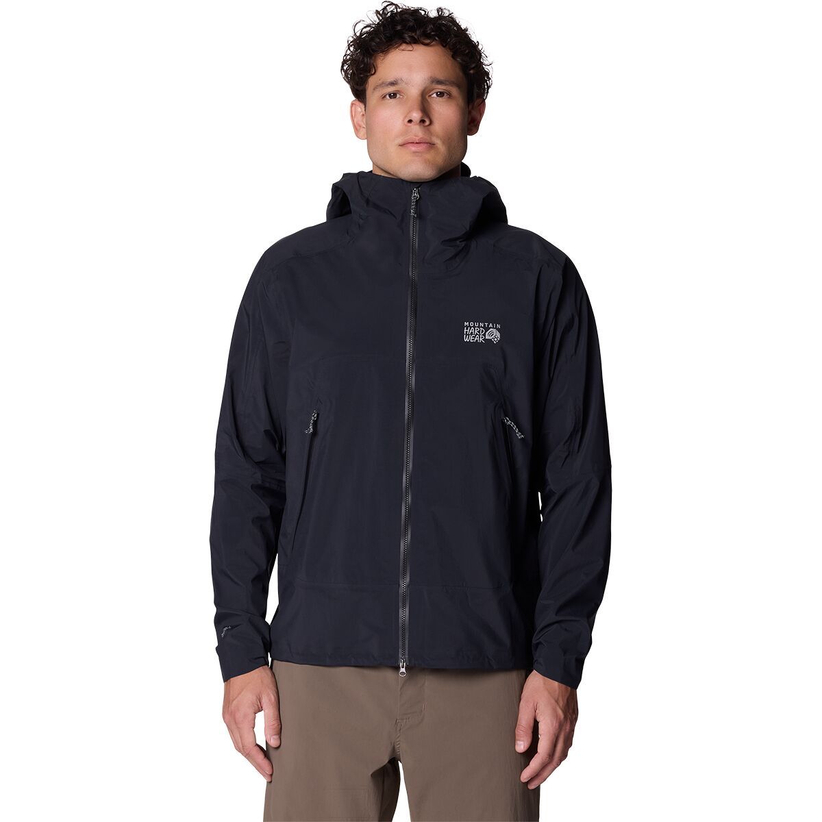 Image of Mountain Hardwear Cloud Cipher Hooded Jacket - Men's Black, M
