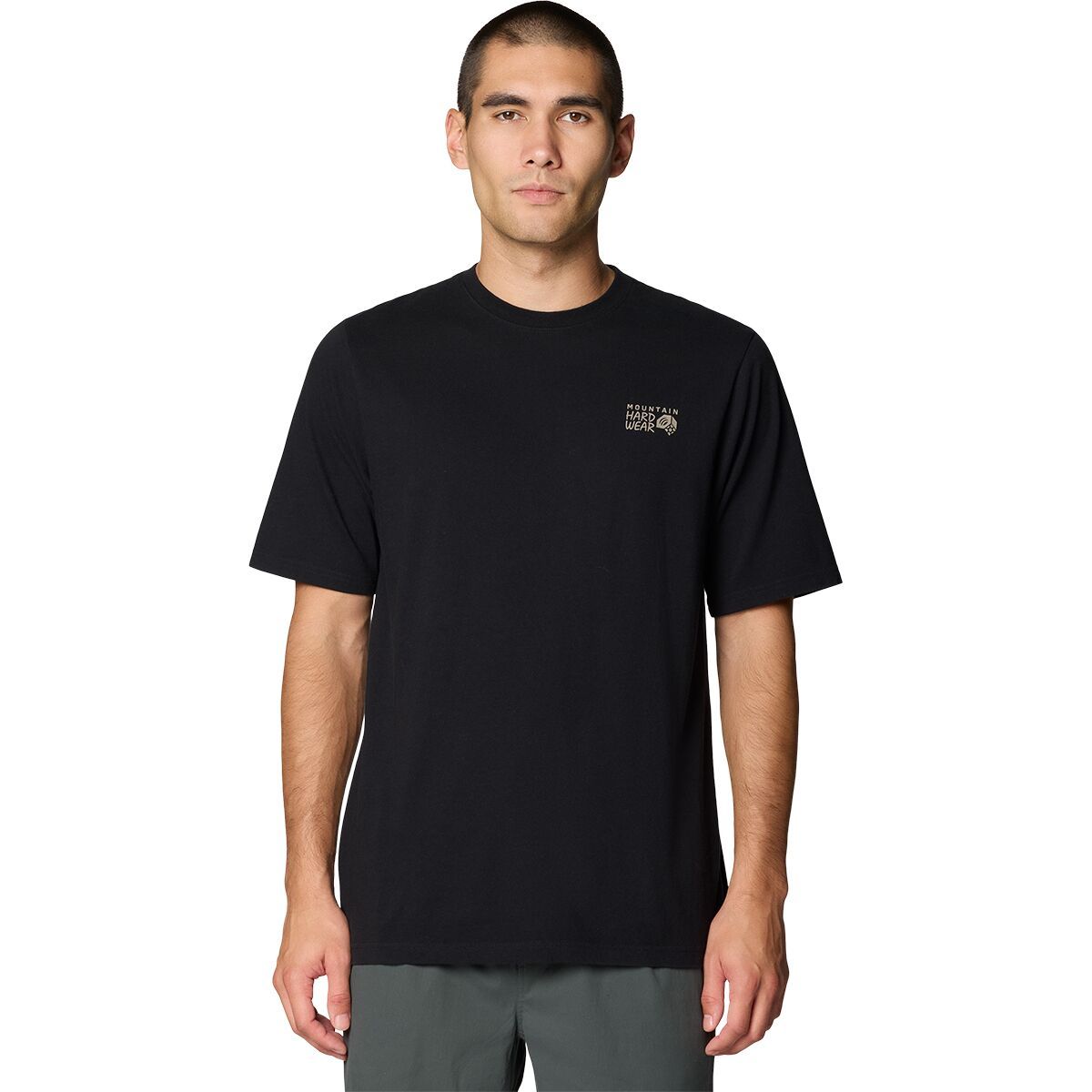 Image of Mountain Hardwear Cottonwood Photo Short-Sleeve Shirt - Men's Black, XL