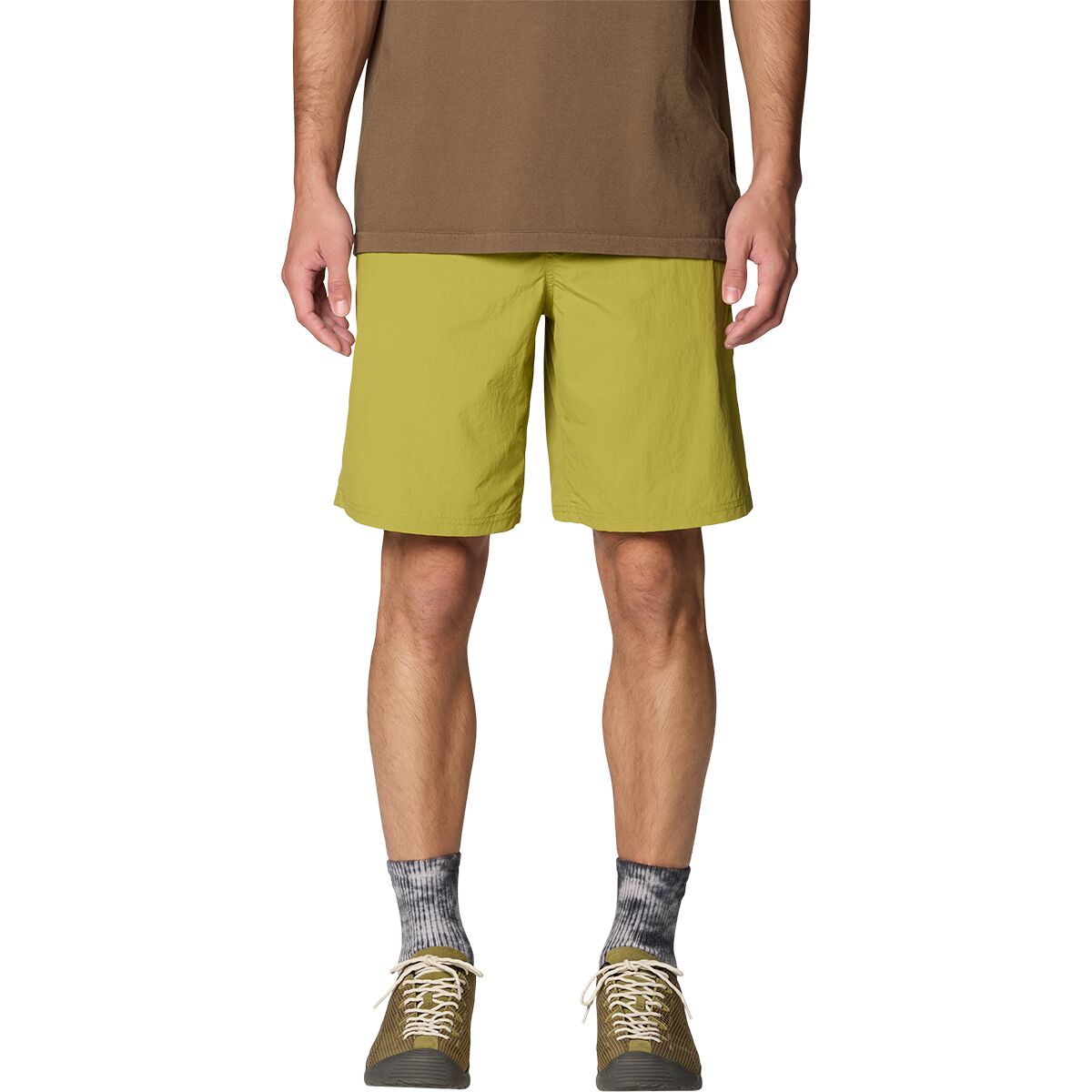 Image of Mountain Hardwear Stryder Belted 7in Short - Men's Bright Fatigue, L