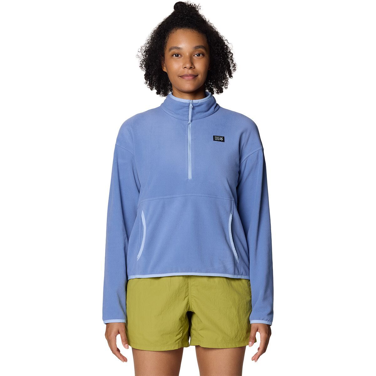 Image of Mountain Hardwear Microchill 1/2-Zip Pullover - Women's Best Coast Blue, XL
