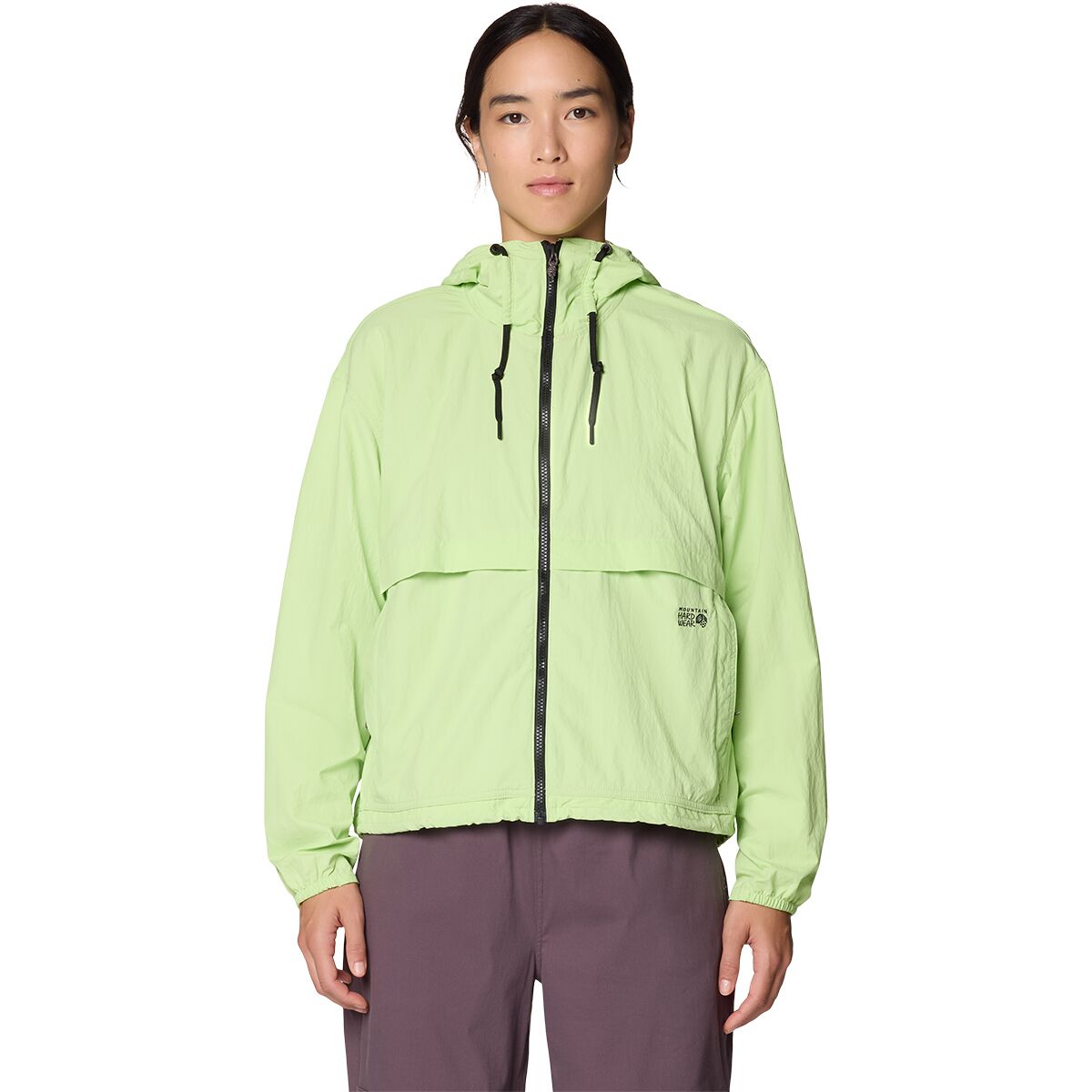 Image of Mountain Hardwear Stryder Jacket - Women's Frozen In Lime, S