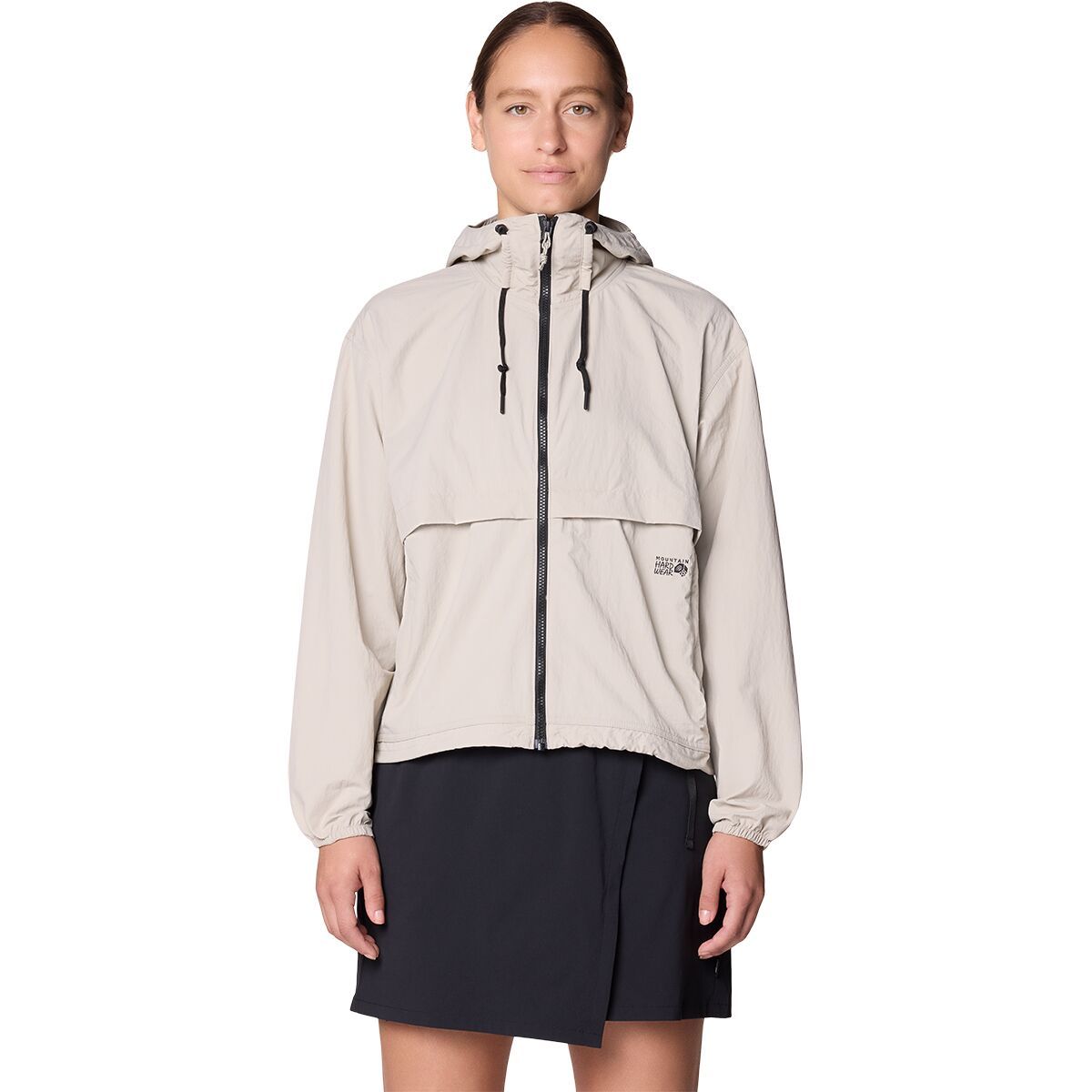 Image of Mountain Hardwear Stryder Jacket - Women's Oyster Shell, S