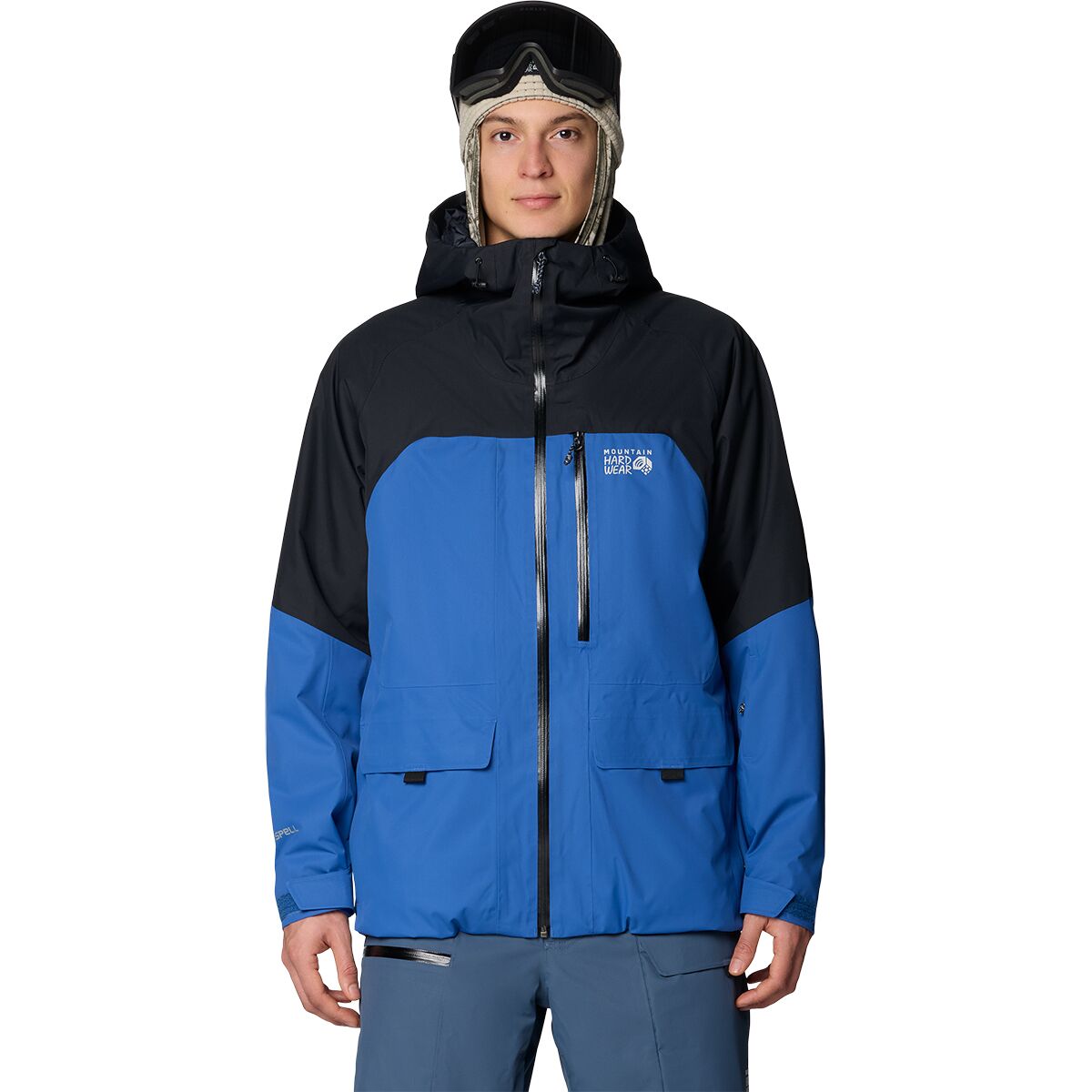 Image of Mountain Hardwear Firefall Insulated Jacket - Men's Berry Blue/Black, S