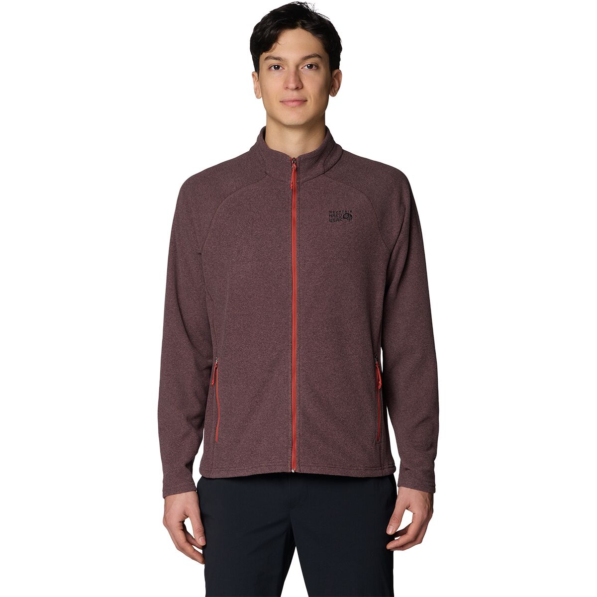 Image of Mountain Hardwear MicroChill Jacket - Men's Mars Red Heather, S