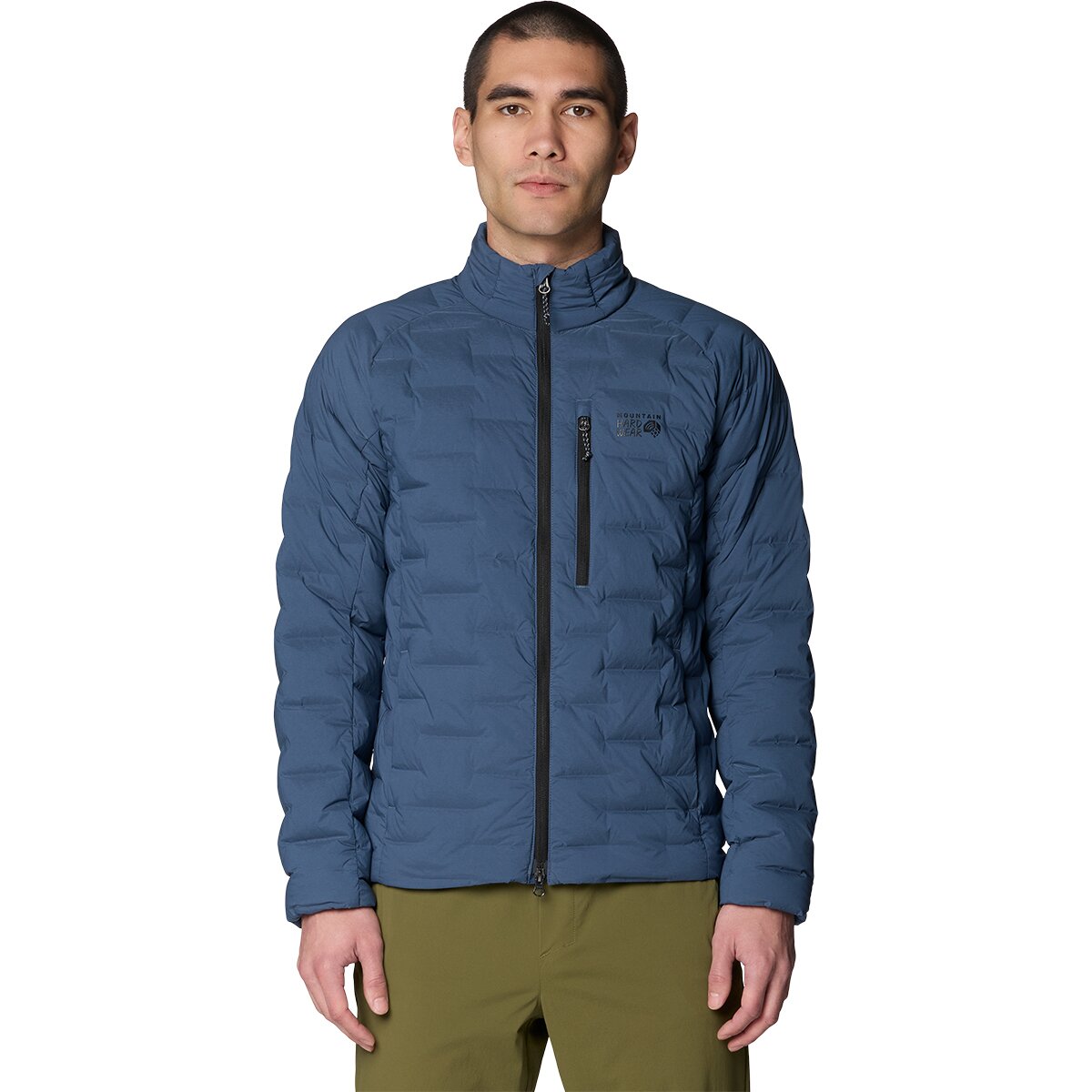 Image of Mountain Hardwear StretchDown Jacket - Men's Astral Blue, XXL