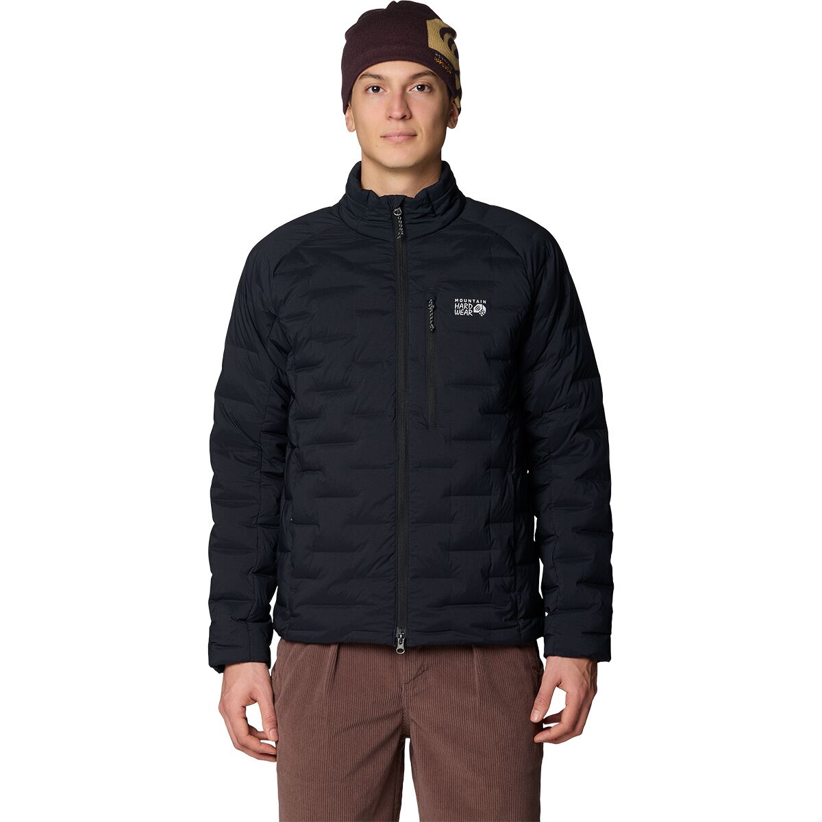 Image of Mountain Hardwear StretchDown Jacket - Men's Black, L