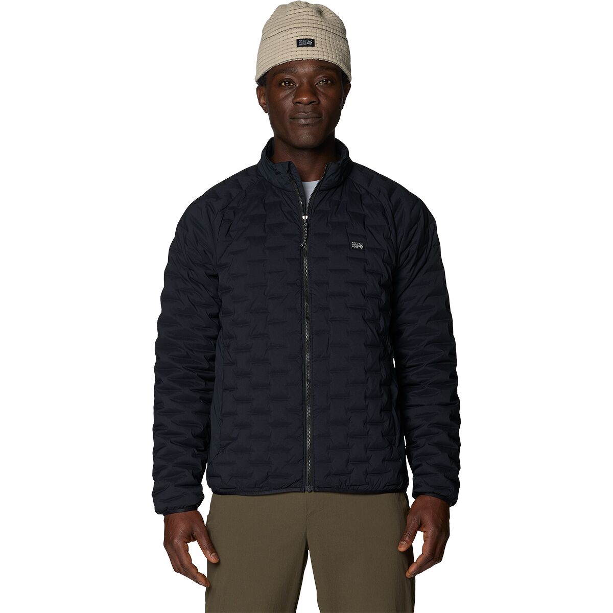 Image of Mountain Hardwear Stretchdown Light Jacket - Men's Black, XL