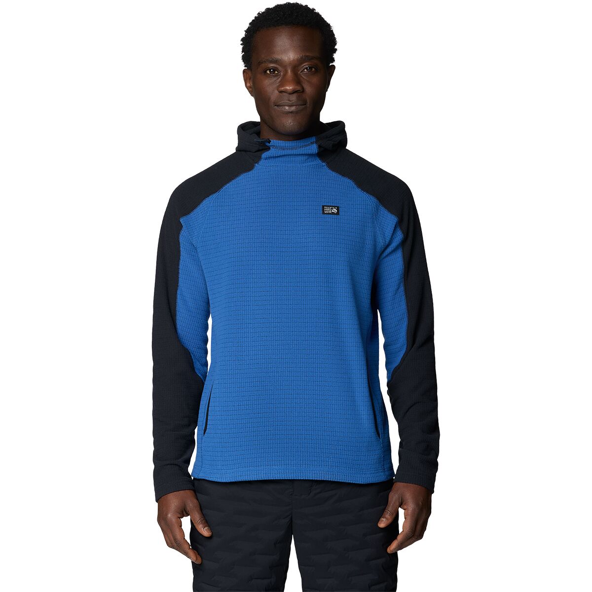 Image of Mountain Hardwear Summit Grid Hoodie - Men's Berry Blue, L