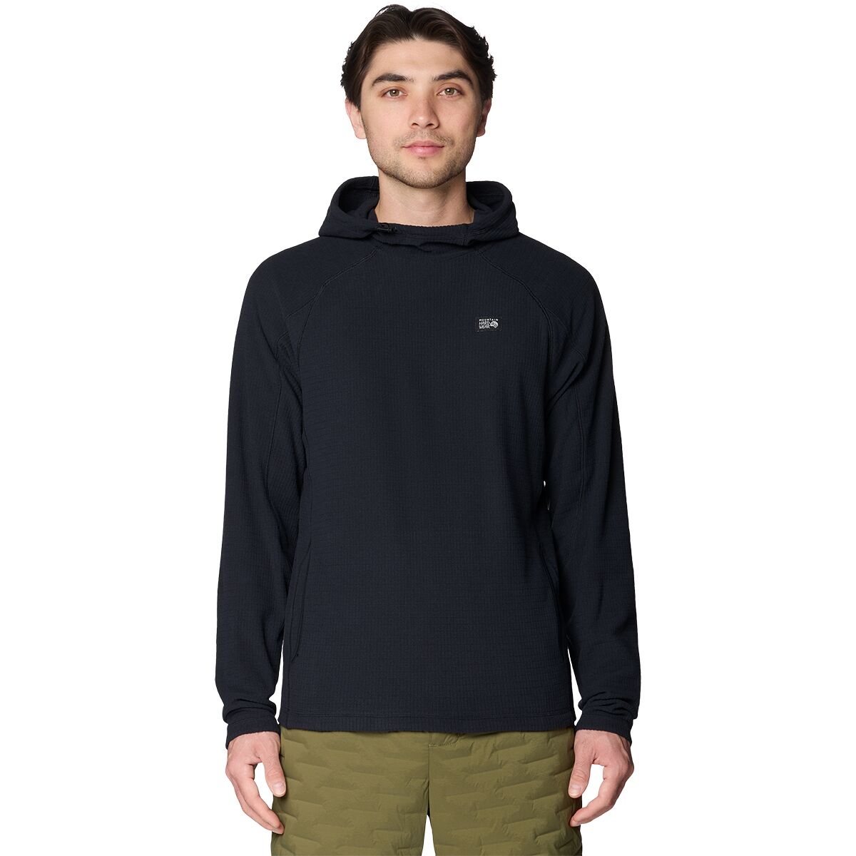 Image of Mountain Hardwear Summit Grid Hoodie - Men's Black, M