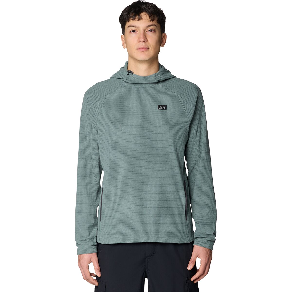 Image of Mountain Hardwear Summit Grid Hoodie - Men's Thunderhead Grey, L