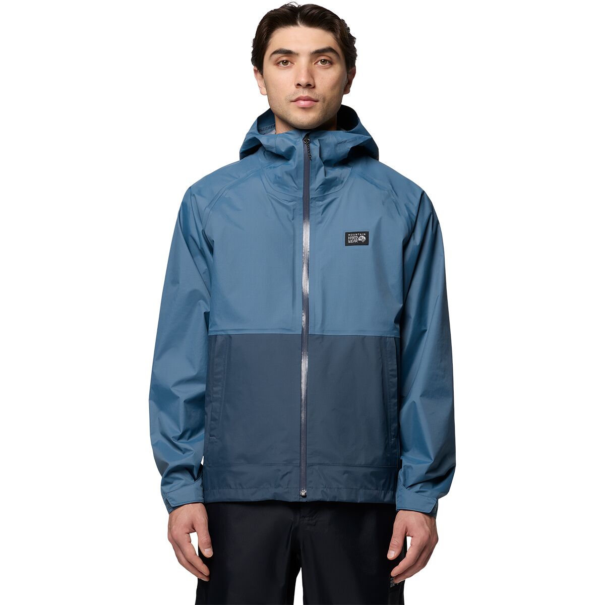 Image of Mountain Hardwear Threshold Jacket - Men's Adriatic Blue/Moon Blue, L