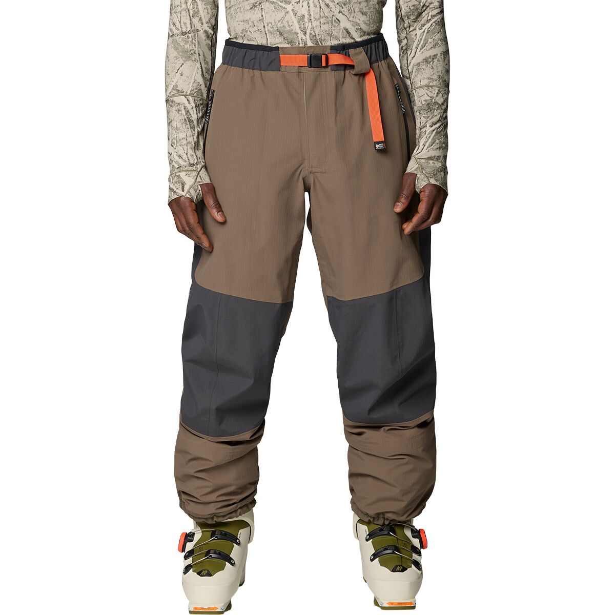Image of Mountain Hardwear Warp Factor 3L Pant - Men's Tierra/Shark, XXL/Reg