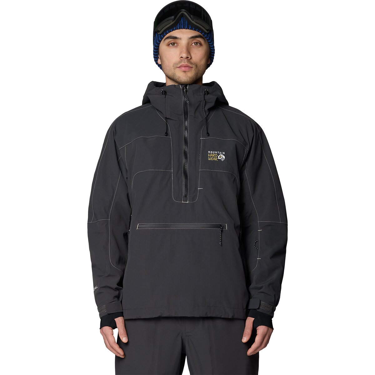 Image of Mountain Hardwear Warp Factor Anorak - Men's Shark, S