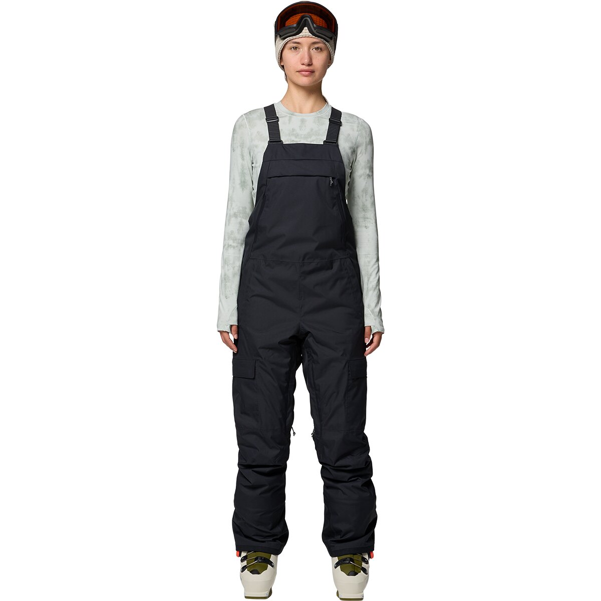 Image of Mountain Hardwear Firefall Bib Pant - Women's Black, XS/Reg