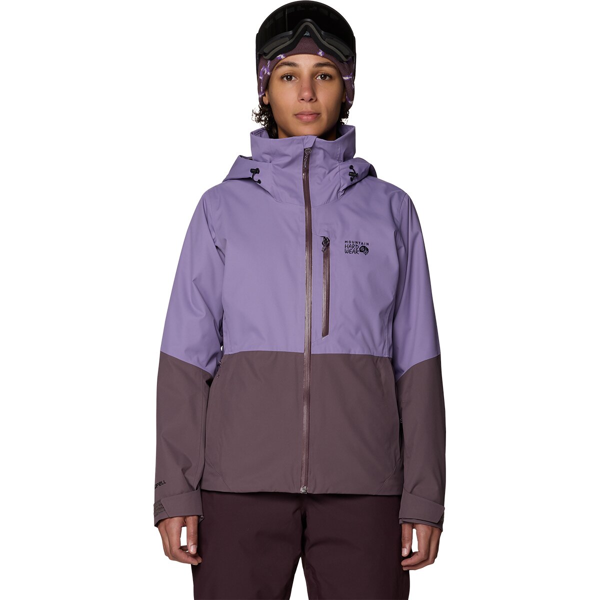 Image of Mountain Hardwear Firefall Jacket - Women's Violet Stone/Purple Sage, M
