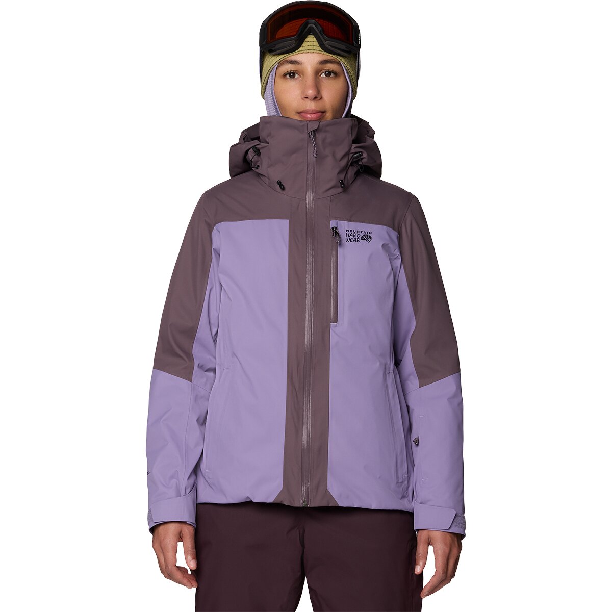 Image of Mountain Hardwear Firefall Trifecta Jacket - Women's Violet Stone/Purple Sage, XL