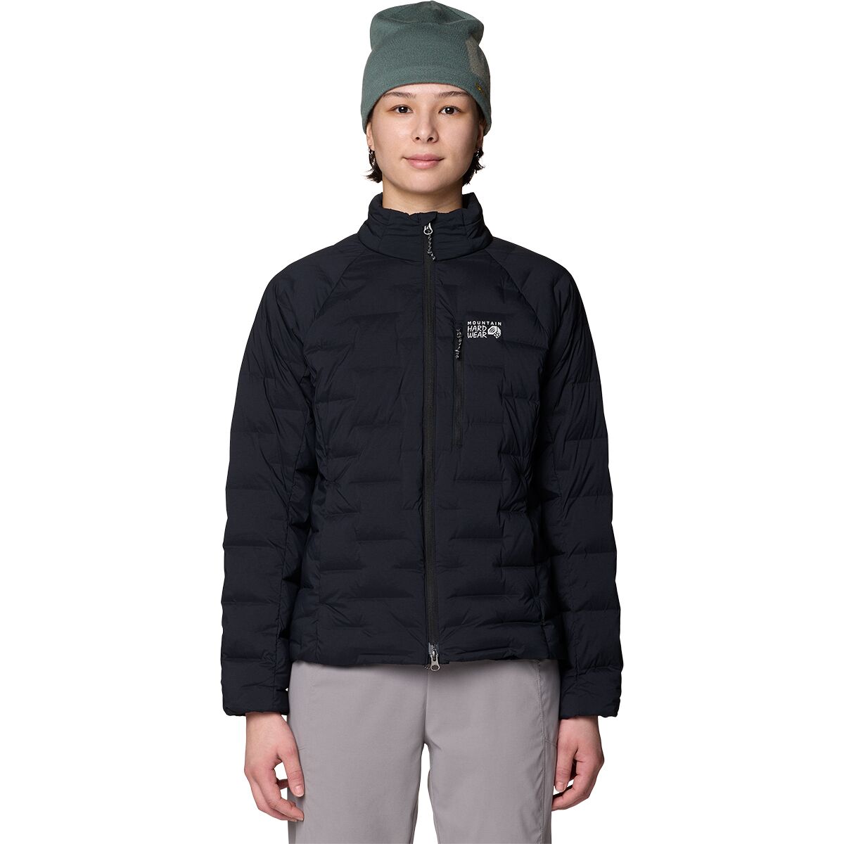 Image of Mountain Hardwear Stretchdown Jacket - Women's Black, L