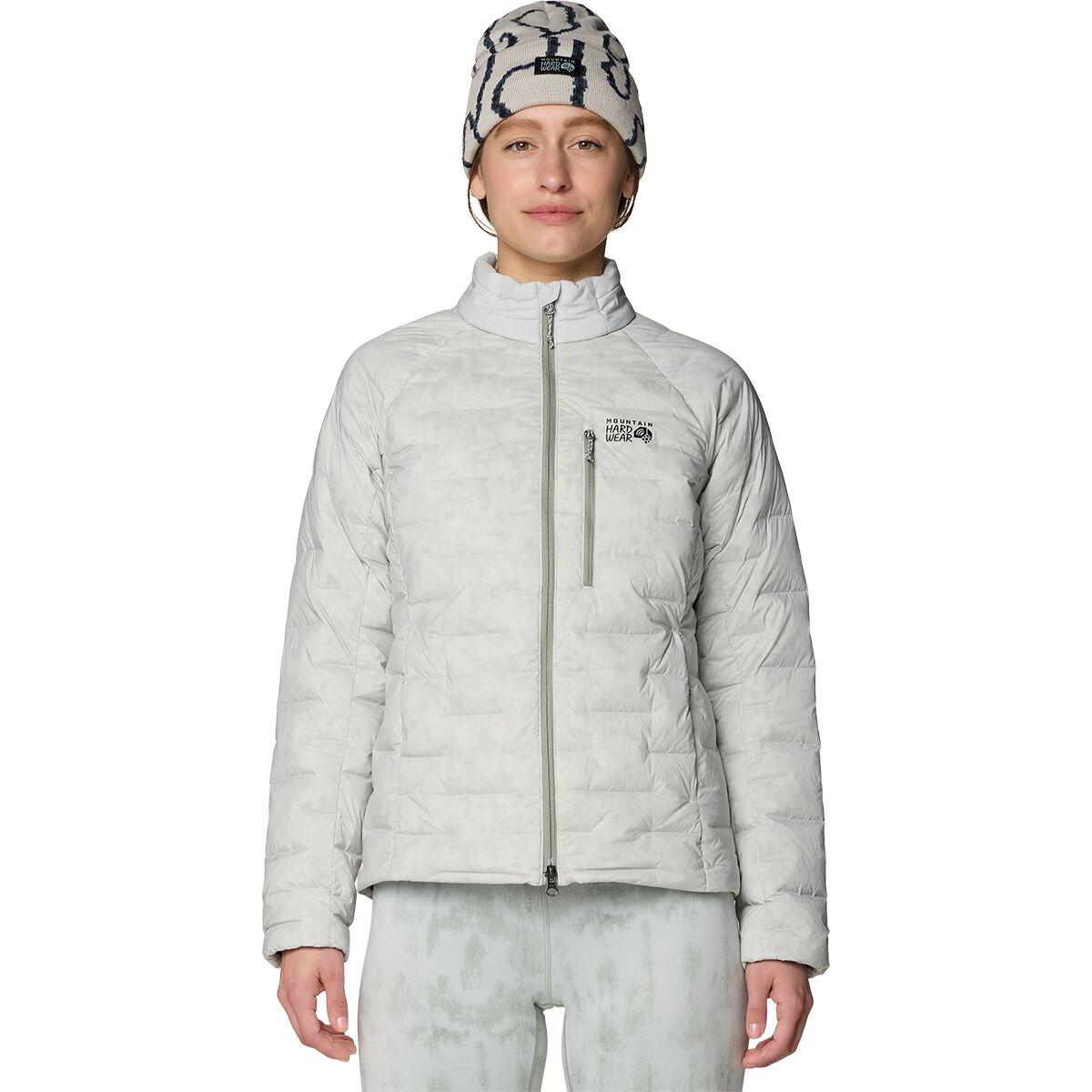 Mountain Hardwear Stretchdown Jacket - Women's Gamma Grey, L
