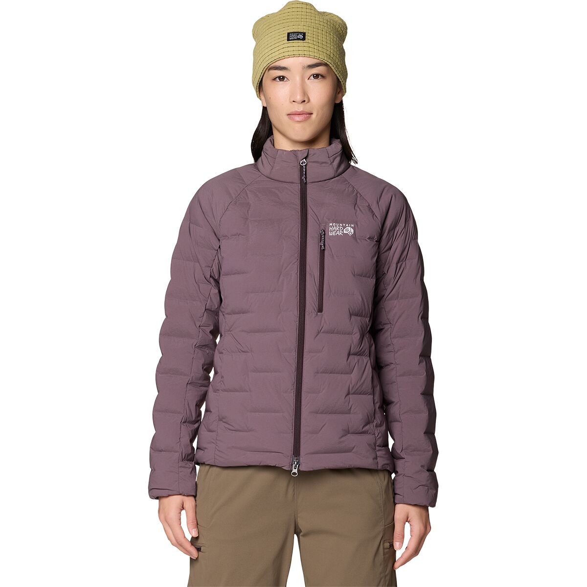 Image of Mountain Hardwear Stretchdown Jacket - Women's Purple Sage, S