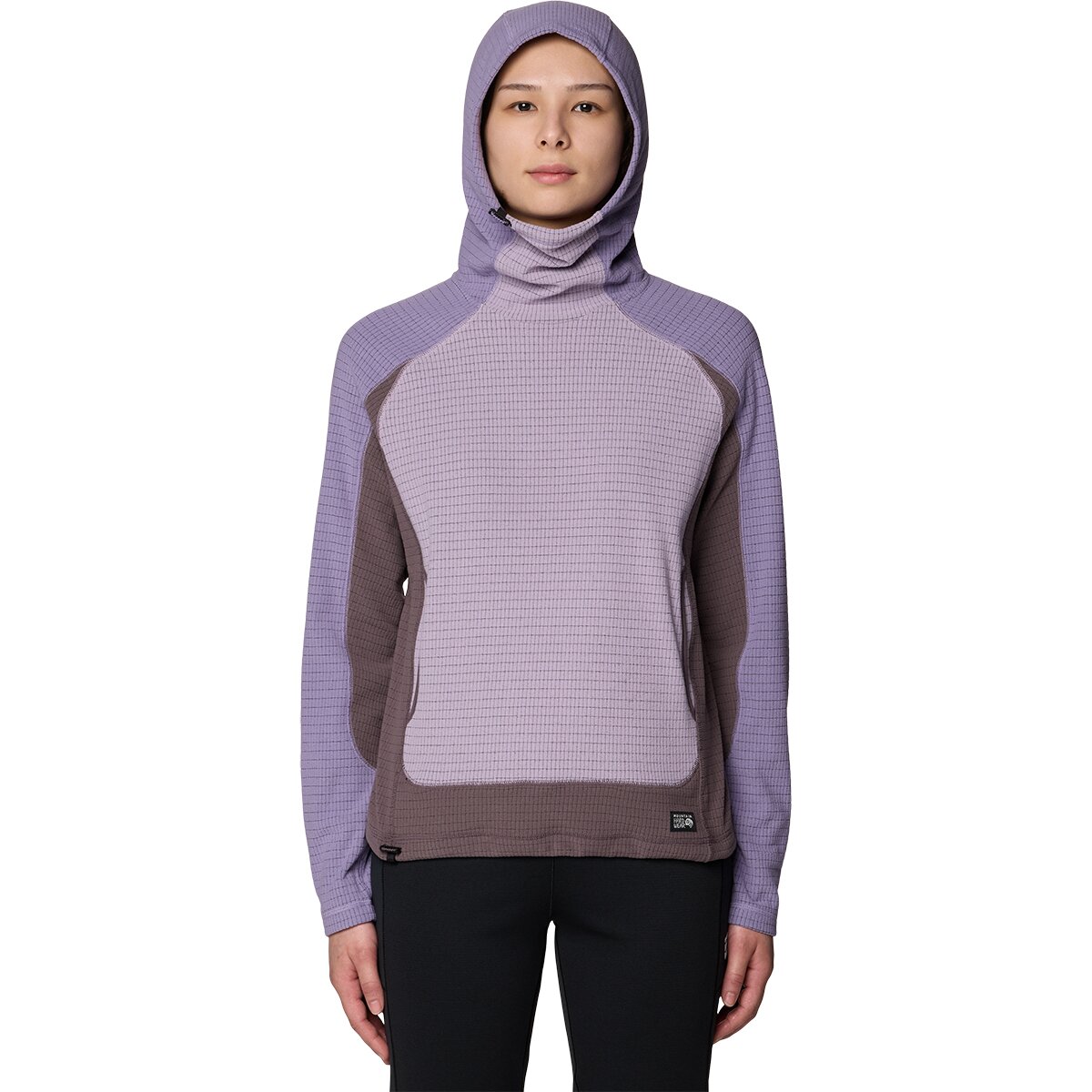 Image of Mountain Hardwear Summit Grid Hoodie - Women's Atmospheric/Violet Stone/Purple Sage, XL
