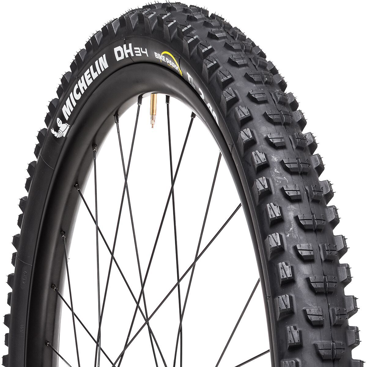 Image of Michelin DH34 Bike Park Tubeless Tire - 27.5in Folding, Black, 27.5x2.4