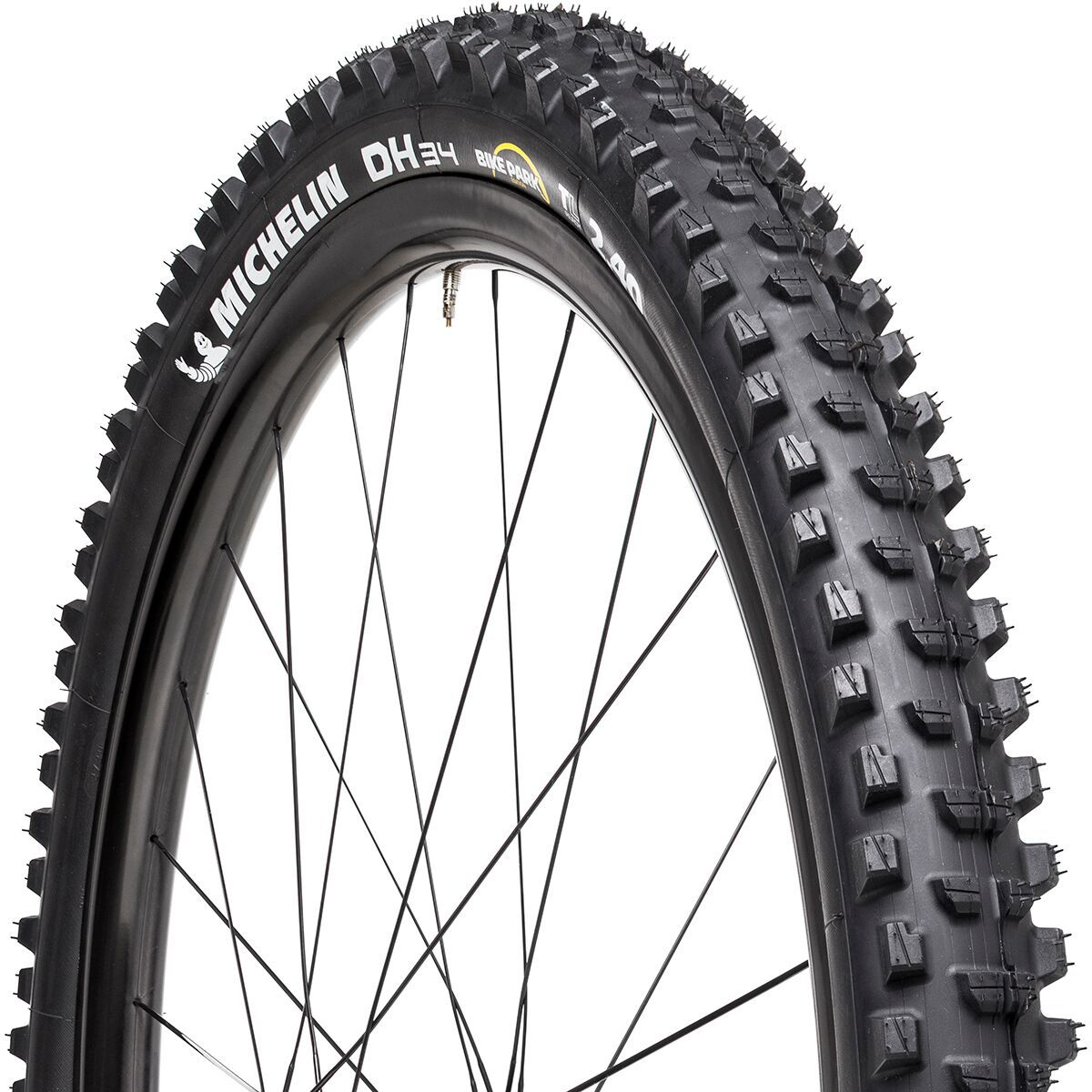 Image of Michelin DH34 Bike Park Tubeless Tire - 29in Folding, Black, 29x2.4