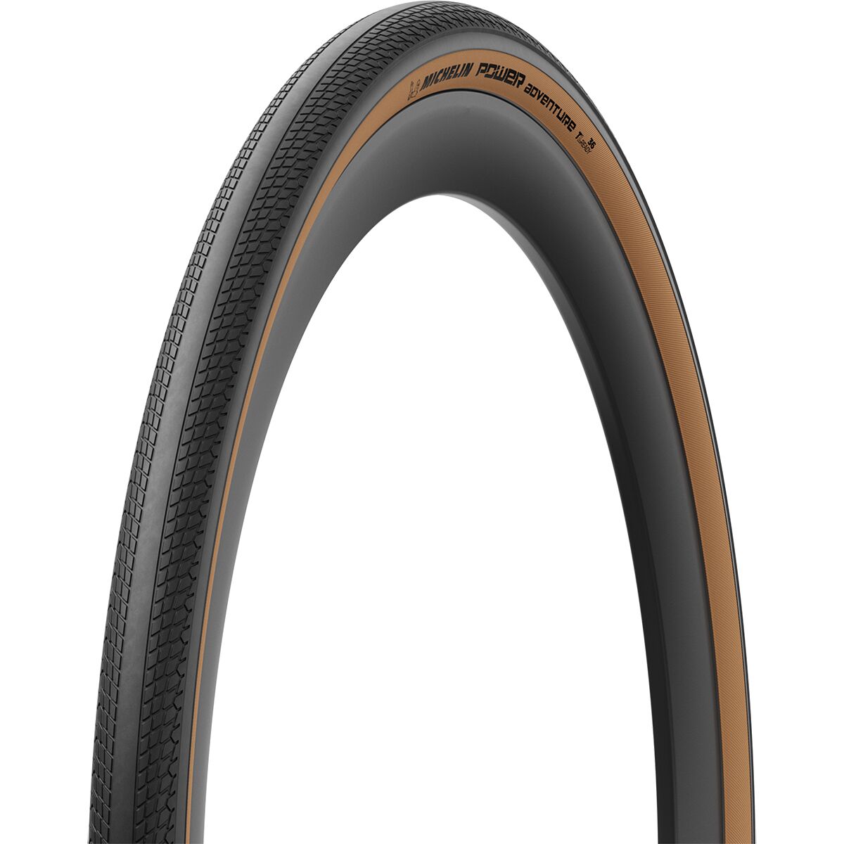 Image of Michelin Power Adventure Performance Line Gravel Tubeless Tire Classic Tan, 700x48