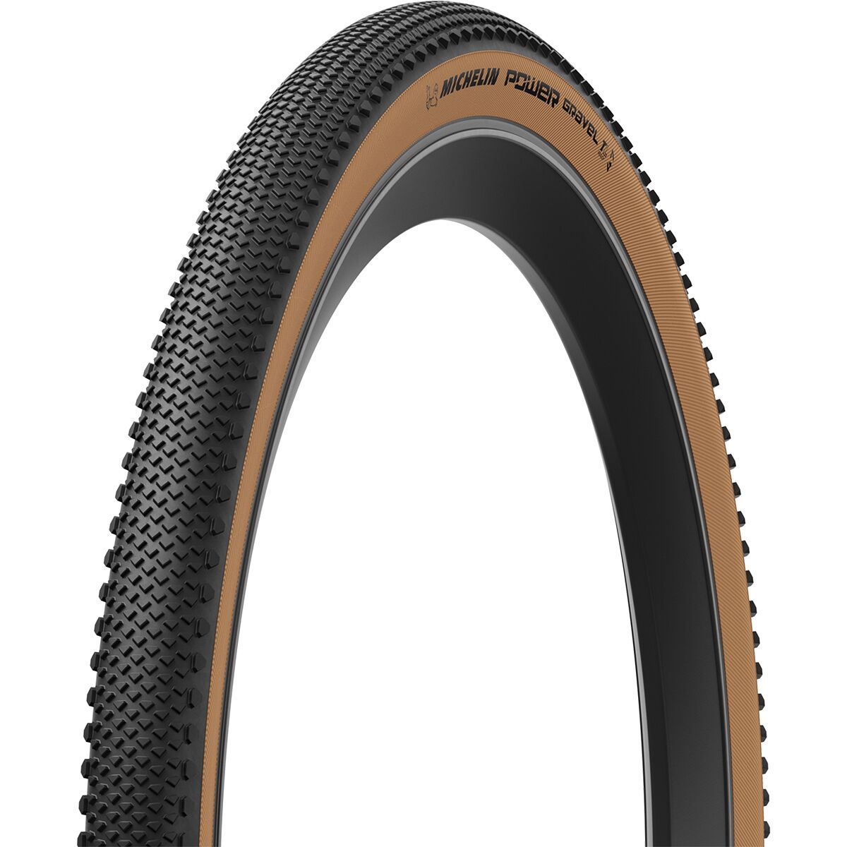 Image of Michelin Power Gravel Tire - Tubeless Classic Tan, 700x47