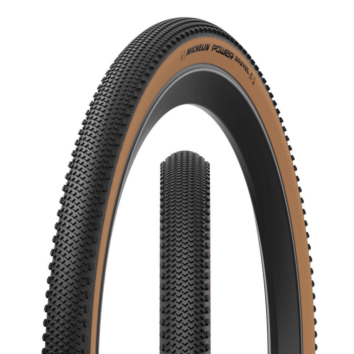 Image of Michelin Power Gravel TLR 650b Tire Classic Tan, 650Bx50